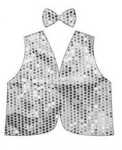 sequin vest bowtie showman child costume theme party fancy dress ringmaster performer mc host sparkle