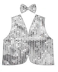 sequin vest bowtie showman child costume theme party fancy dress ringmaster performer mc host sparkle