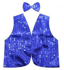 sequin vest bowtie showman child costume theme party fancy dress ringmaster performer mc host sparkle