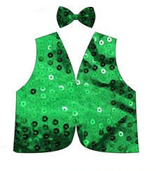 sequin vest bowtie showman child costume theme party fancy dress ringmaster performer mc host sparkle