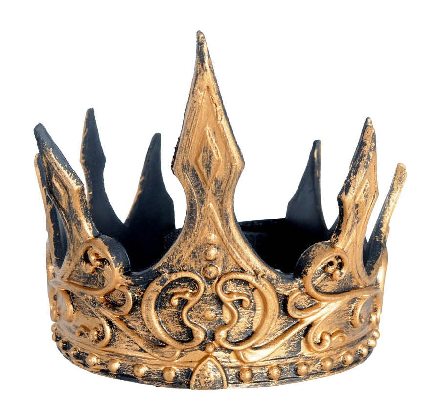 bronze crown medieval king queen game of thrones wicked queen evil triton neptune snow white royal