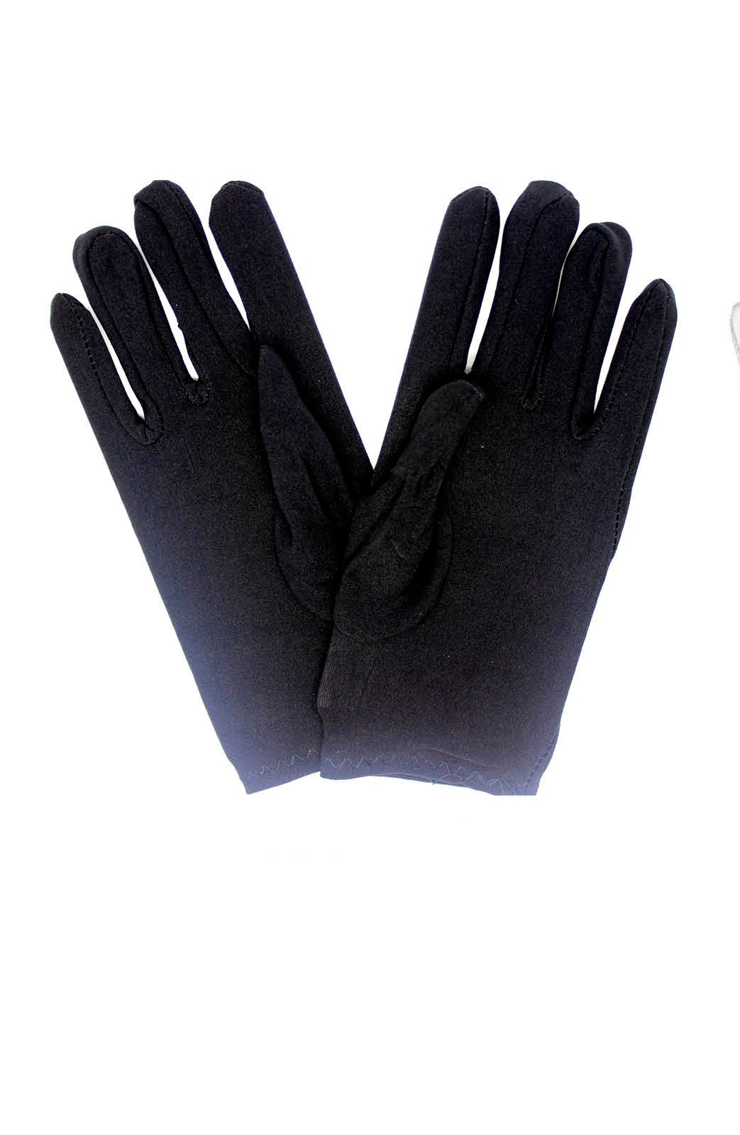 Black short gloves 