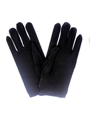Black short gloves 