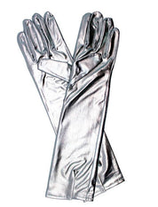 Long Metallic Gloves