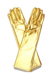 Long Metallic Gloves