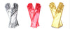 Long Metallic Gloves