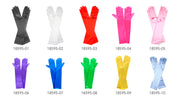 Long Satin Gloves - All Colors