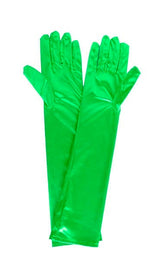 Long Satin Gloves - All Colors