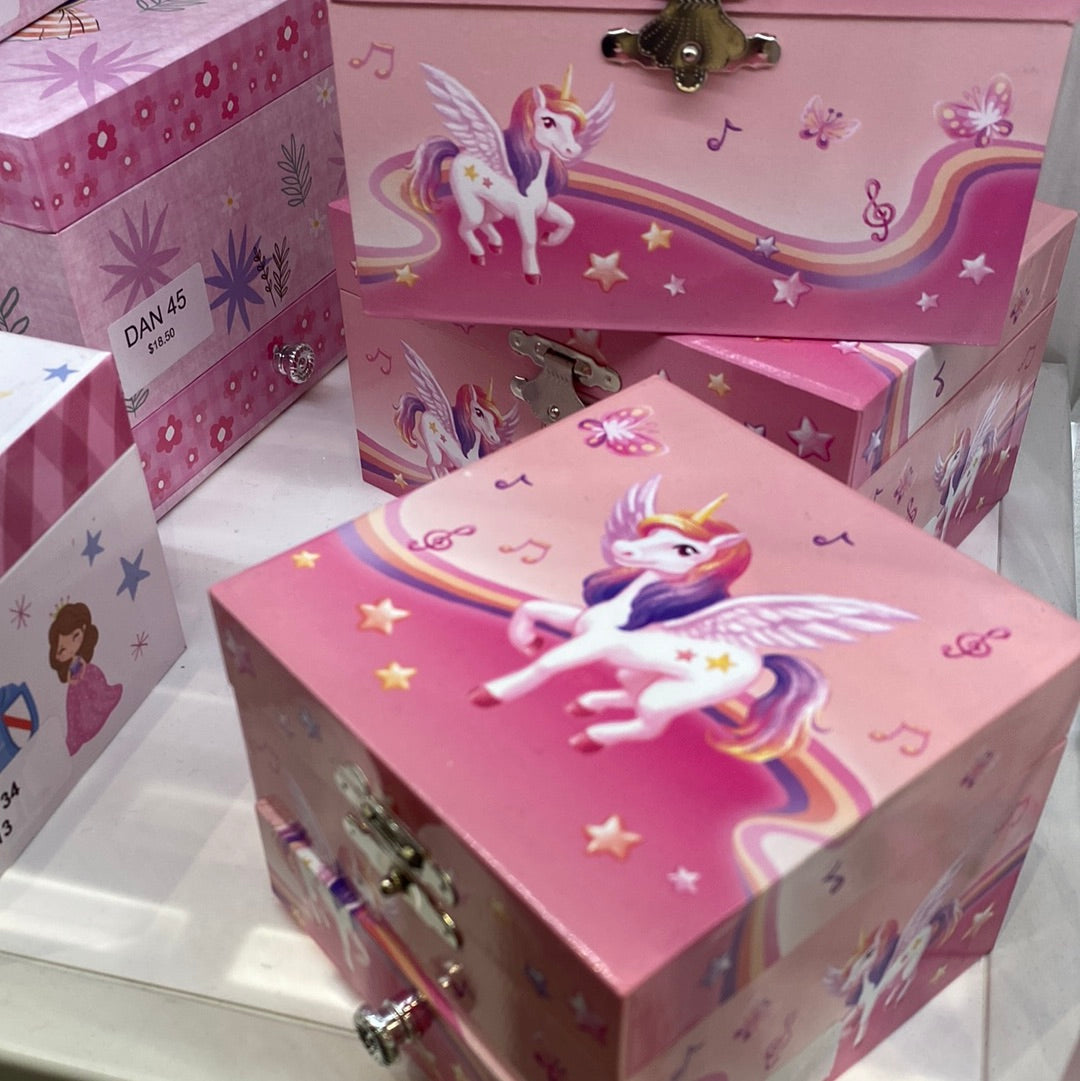 Small Jewellery Box - Rainbow Unicorn