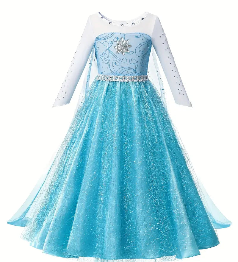 Elsa Princess Dress- Frozen Child Costume