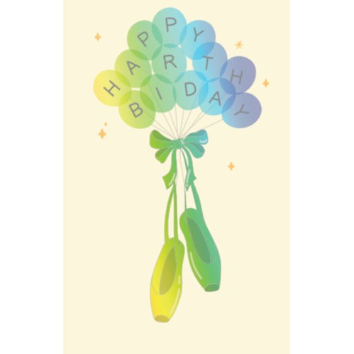 ballet happy birthday card