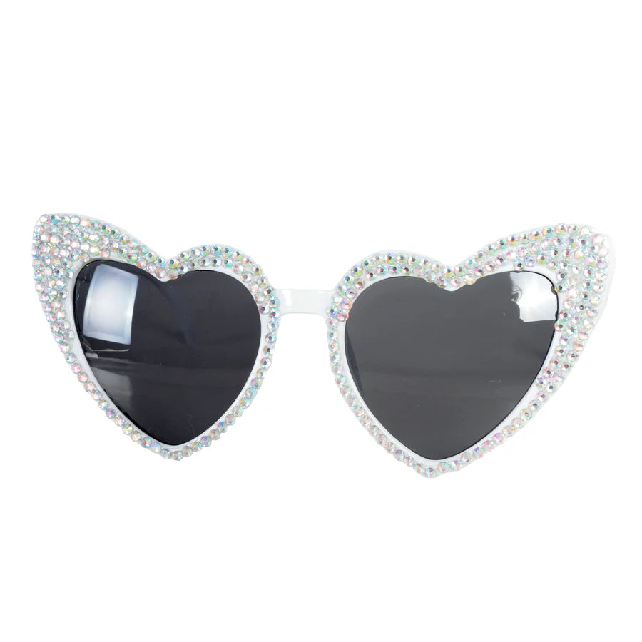 white retro heart glasses bridal taylor swift lady gaga barbie 