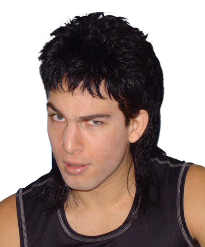 mullett wig 1970s 1980s 