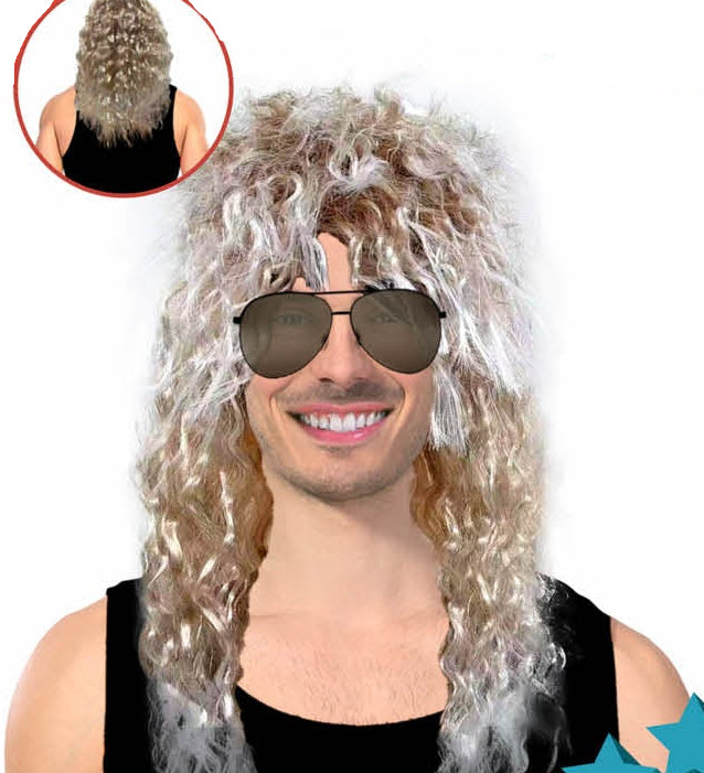 mullet 80s 1980s rocker punk 