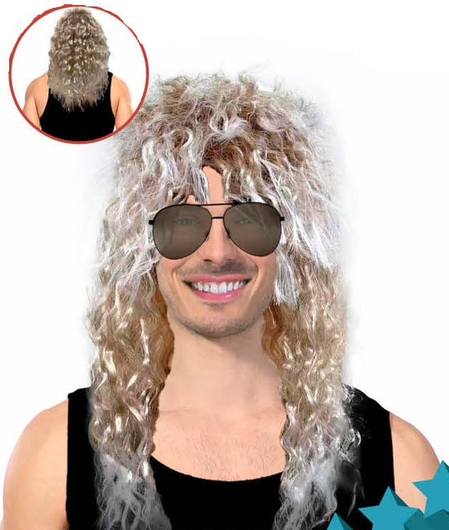 mullet 80s 1980s rocker punk 