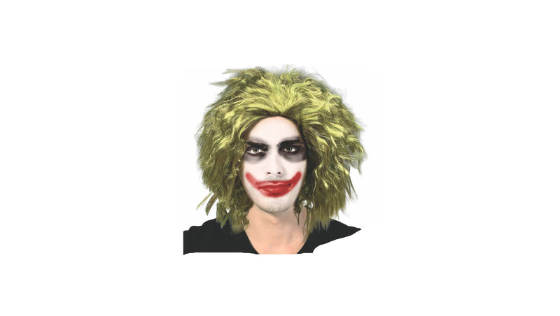 joker batman marvel the joker wig green wig evil clown 