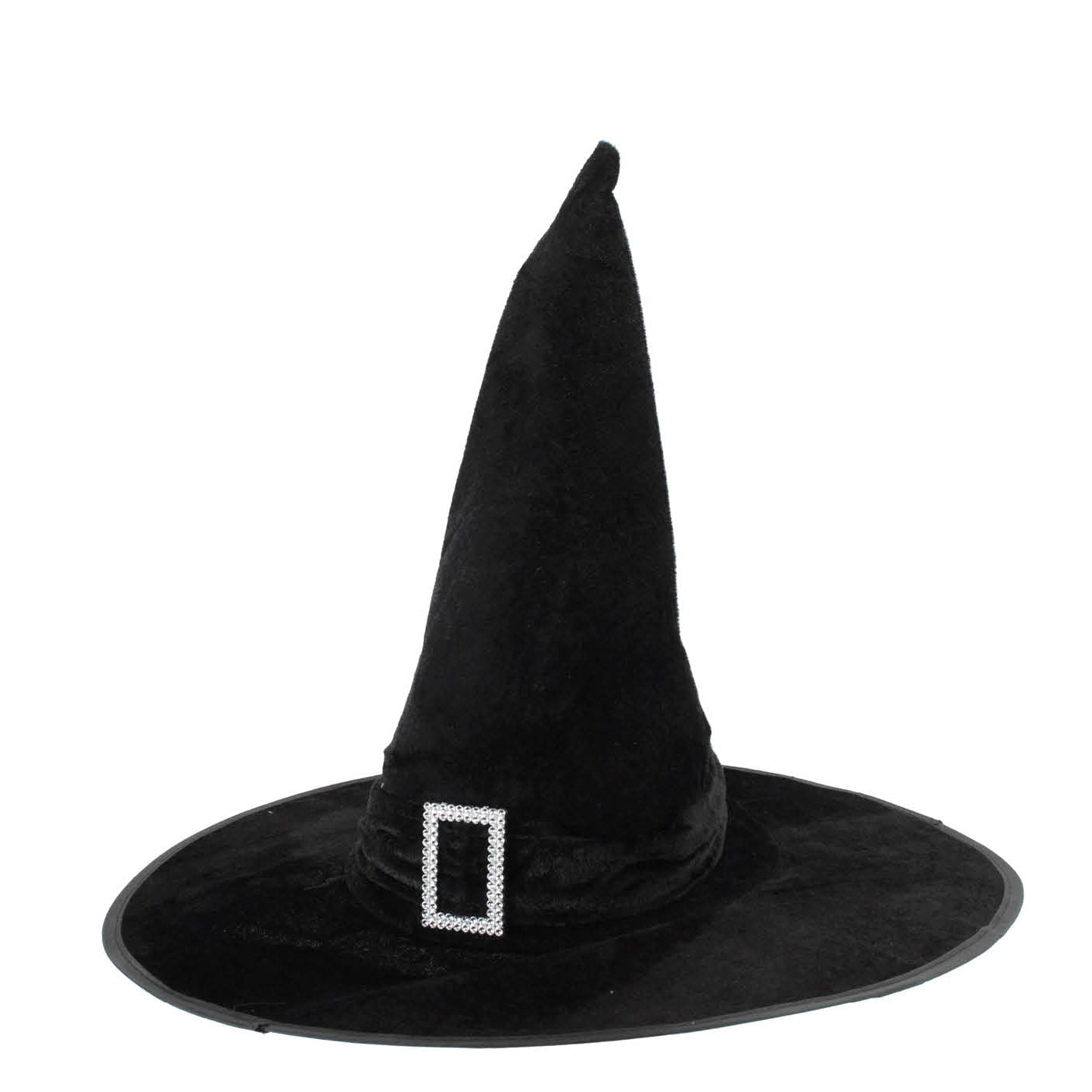 witch hat halloween black velvet
