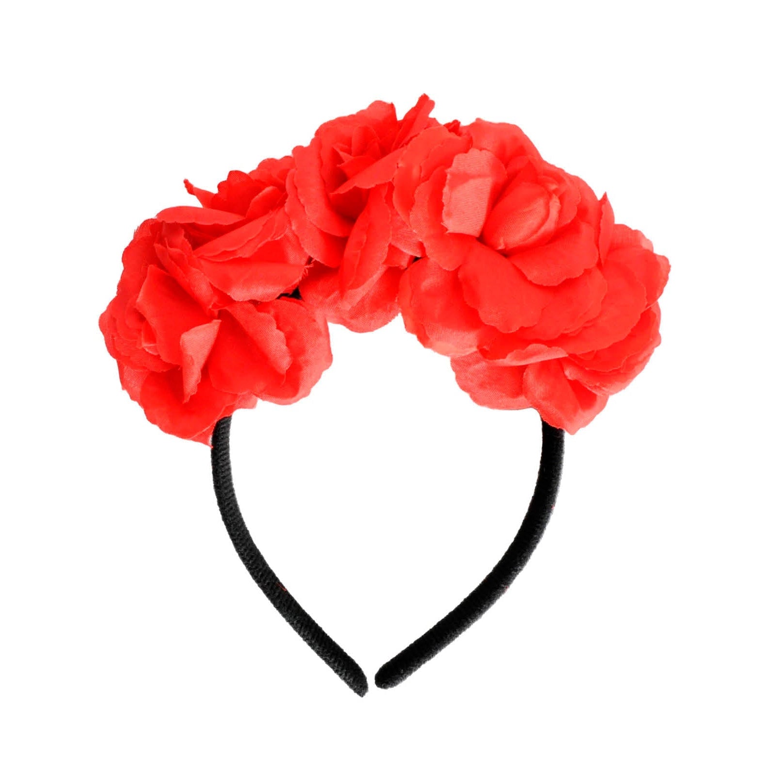 day of the dead mexican halloween spanish headband with roses 