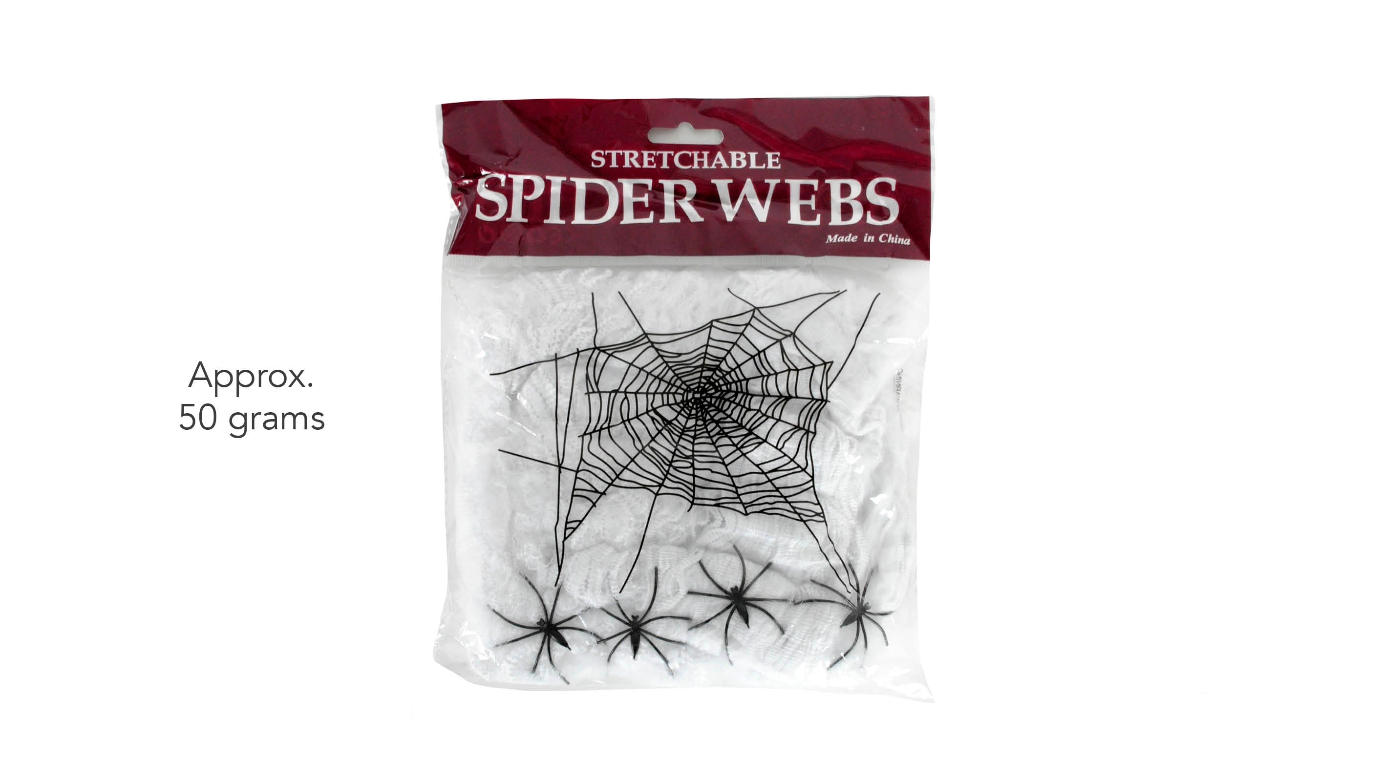 stretch spider web decoration halloween prop