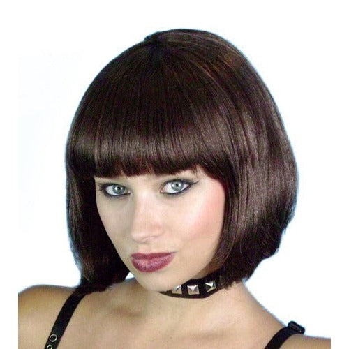 classic brown bob wig 