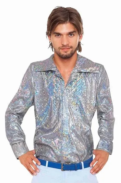 mens disco shirt studio 54 dance 1970s 