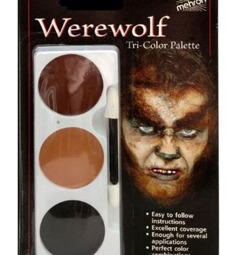 Tri-Colour Make-up Palette - Werewolf