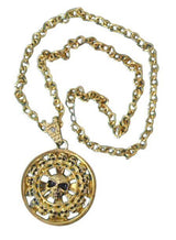 Skull Gold Metal Necklace