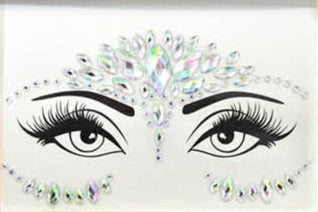 festival face jewels gems party diamonte belly dancer fancy dress accessories 