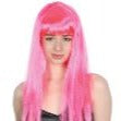 Wig - Long with Fringe - Pink