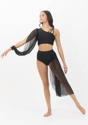 mesh lyrical costume dancewear