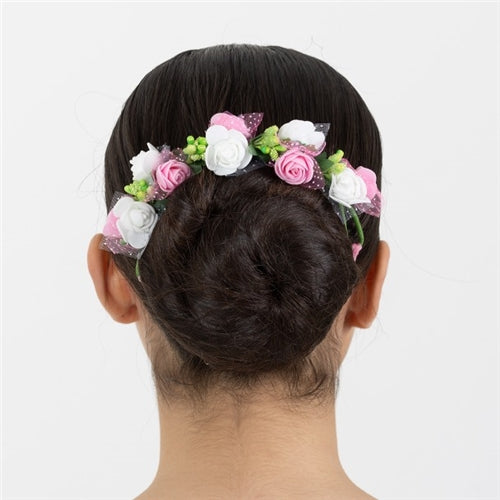 Hair flower bun wraps 