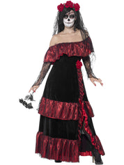 day of the dead señorita Mexican bride costume 