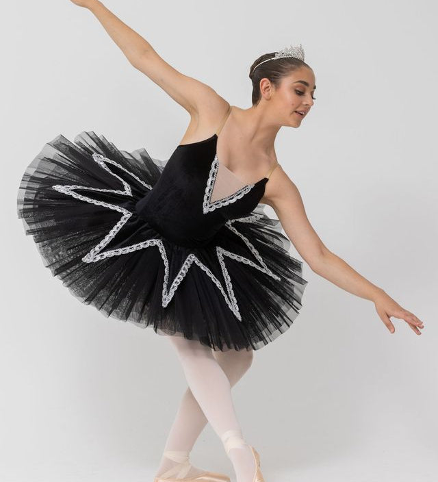 black velvet bodice tutu costume studio 7 dancewear starlet