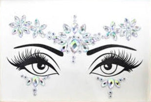 festival face jewels glitter disco festival face jewels gems party diamonte belly dancer fancy dress accessories 