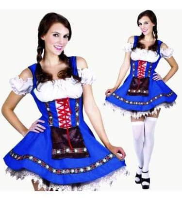 heidi dress oktoberfest beer maiden austrian german 