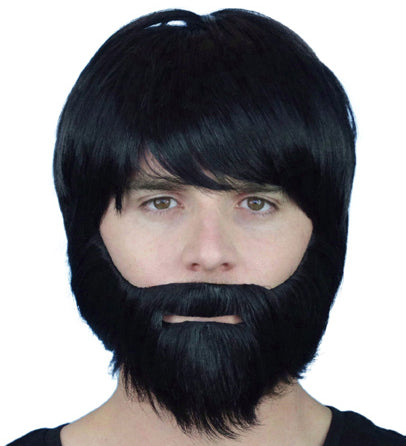 beard and mo moustache