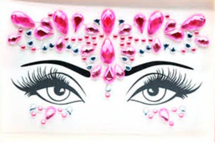 festival face jewels gems party diamonte belly dancer fancy dress accessories 