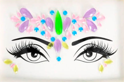 festival face jewels gems party diamonte belly dancer fancy dress accessories 