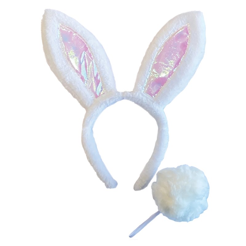 easter bunny ears & tail set 