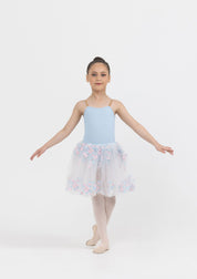 pale blue floral romantic tutu dress ballet costume