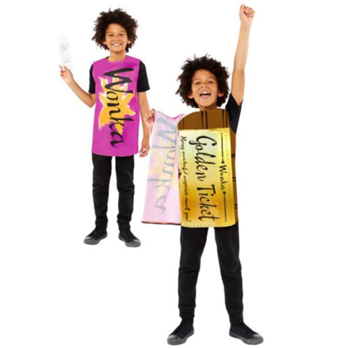  Wonka Bar Roald Dahl - Child Costume