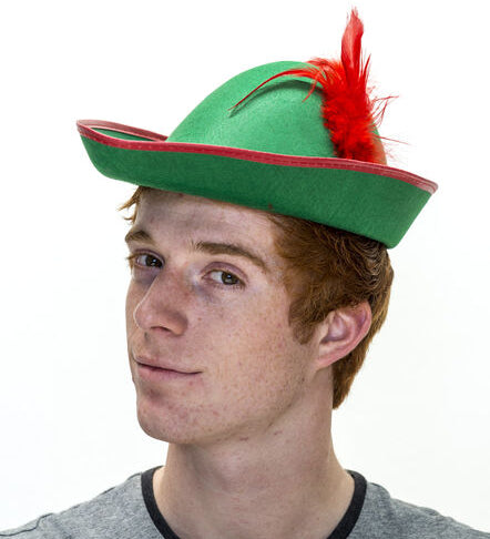 robin hood peter pan hat