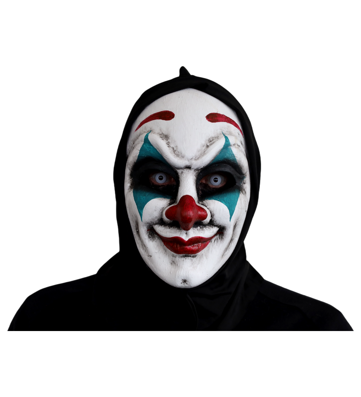 creepy clown hooded mask