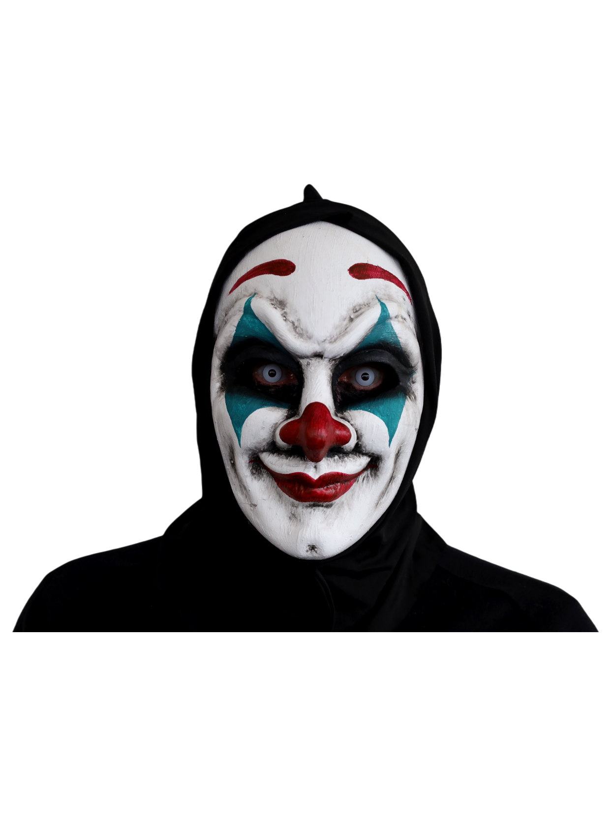 creepy clown hooded mask