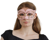 Pink/Gold Masquerade Mask