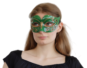 Green/Gold Masquerade Mask