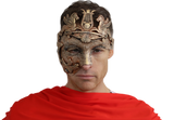 Copper/Gold Roman Half Face Mask