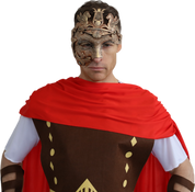 Copper/Gold Roman Half Face Mask