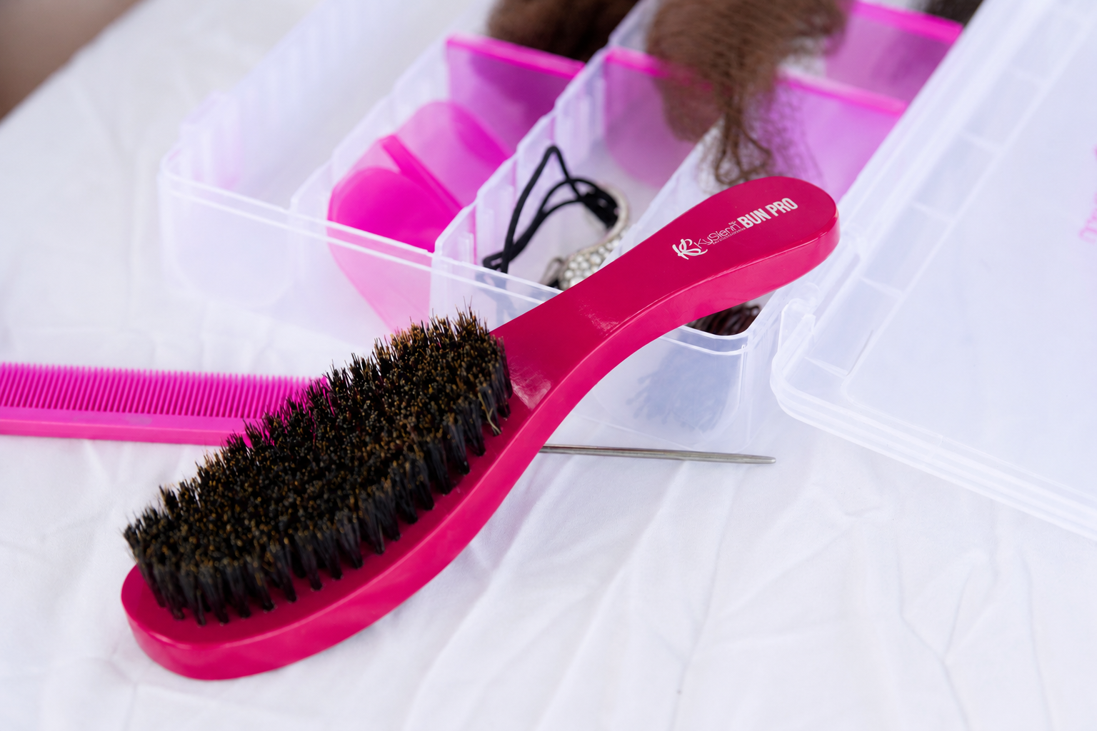 hair brush ballet bun ballerina hair accessory