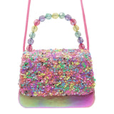 Pink & Purple Glitter Handbag